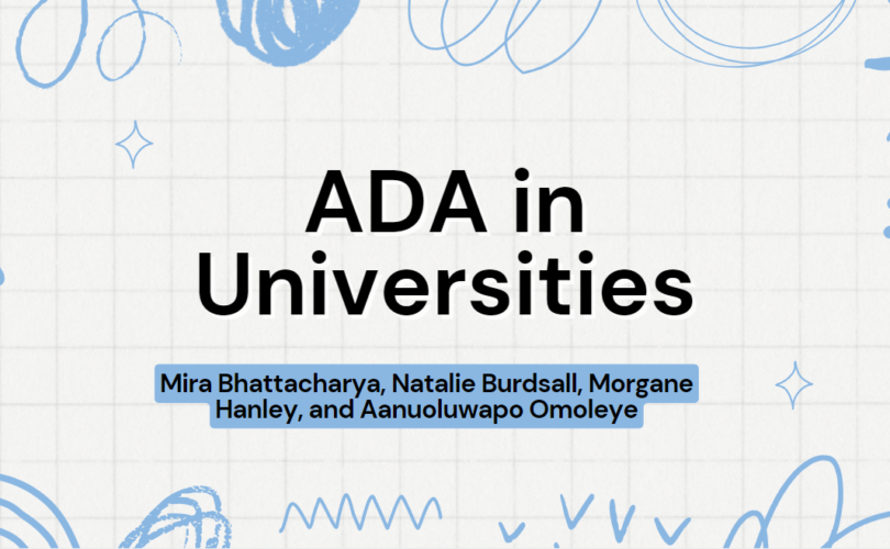 ADA in universities