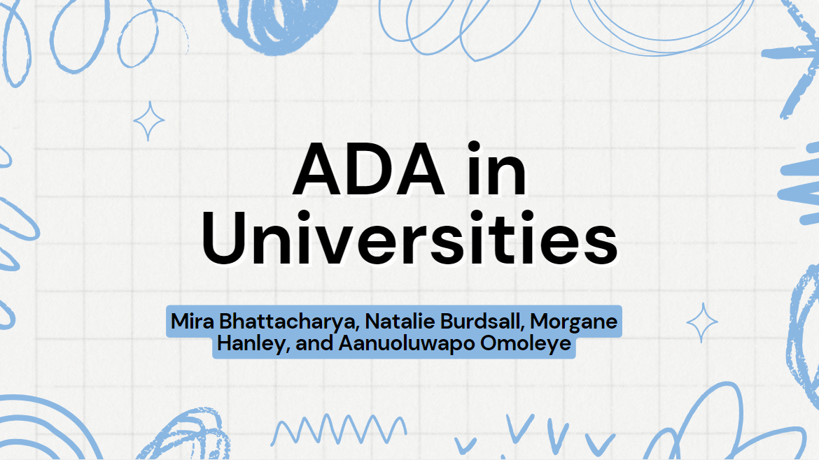 ADA in universities